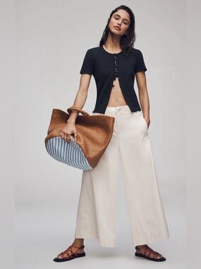 EUC! Maeve Ultra-Wide-Leg A-Line
Chino Pants